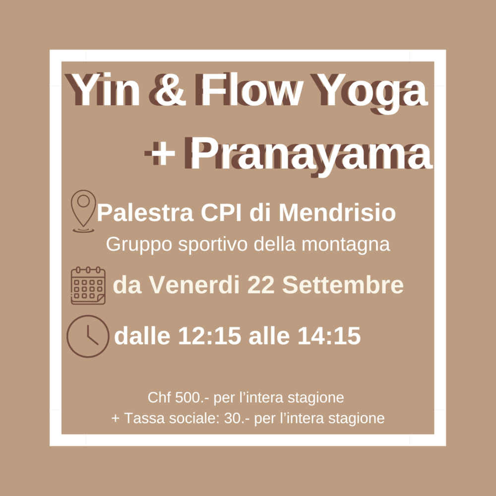 Yin & flow Yoga + Pranayama